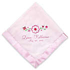 Alternate image 0 for Pretty Flowers Baby Blanket with Satin Trim in Pink