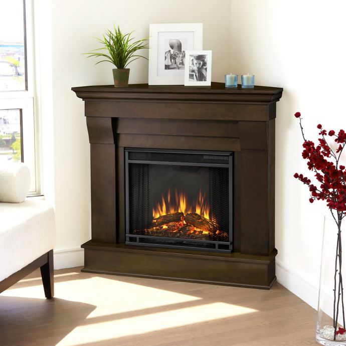 Real Flame Chateau Corner Electric Fireplace Bed Bath Beyond