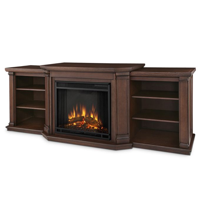 Real Flame Valmont Entertainment Center Electric Fireplace Bed