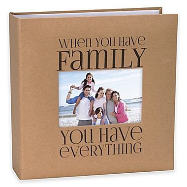 Malden&reg; 160-Photo Family Album in Beige. View a larger version of this product image.