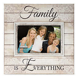 Malden® 4-Inch x 6-Inch Wooden Family  Photo Frame in Cream