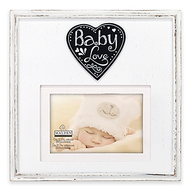 Malden&reg; &quot;Baby Love&quot; 4-Inch x 6-Inch Wood Picture Frame. View a larger version of this product image.