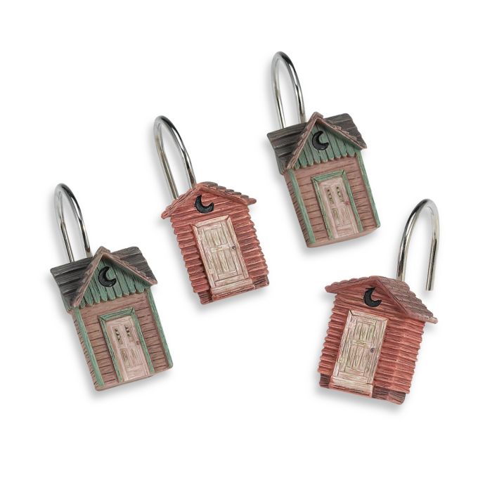 Avanti Outhouses Shower Curtain Hooks Set Of 12 Bed Bath Beyond