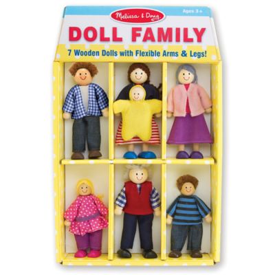 melissa and doug doll family