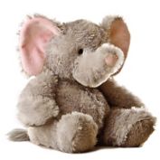 Aurora 12-Inch Plush Tubbie Wubbie Elephant in Grey