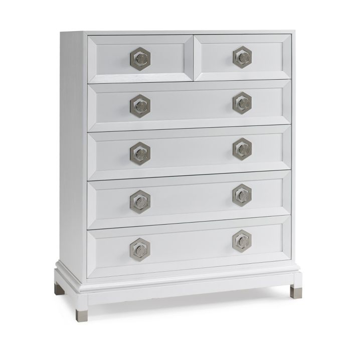 Jonathan Adler Crafted By Fisher Price 6 Drawer Chest In White