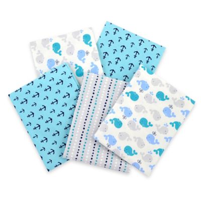 Pack Cotton Flannel Receiving Blankets 