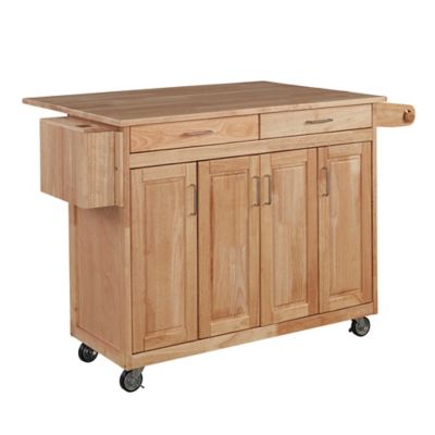 Home Styles Wood Top Kitchen Cart