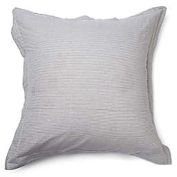 Amity Home Connie Seersucker European Pillow Sham in Grey
