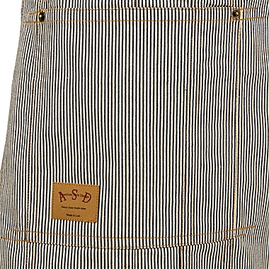 Railroad Stripe Denim Adult Utilitarian Apron. View a larger version of this product image.