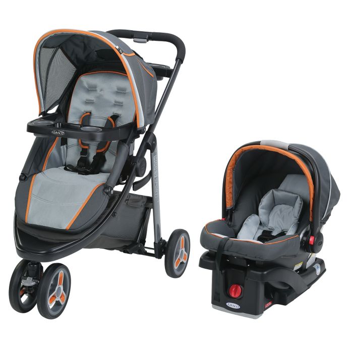 Graco Modes Sport Click Connect Travel System In Tangerine