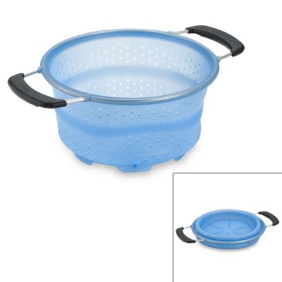 silicone strainer collapsible