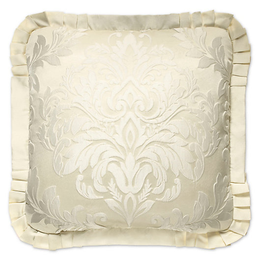 Alternate image 1 for J. Queen New York™ Marquis Square Throw Pillow in Ivory