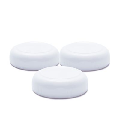 3-Pack Sealing Caps for Joovy&reg; Boob&trade; Glass Bottles in White