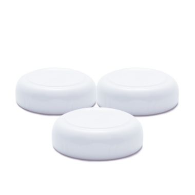 3-Pack Sealing Caps for Joovy&reg; Boob&trade; Glass Bottles in White. View a larger version of this product image.