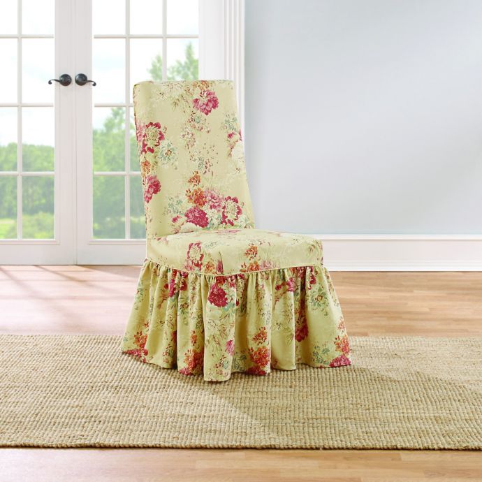 Sure Fit Ballad Bouquet By Waverly Dining Room Chair Slipcover