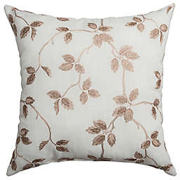Softline Home Fashions Albany Square Throw Pillow in Latte