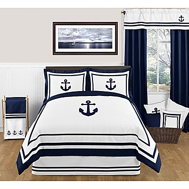 Sweet Jojo Designs Anchors Away Bedding Collection. View a larger version of this product image.