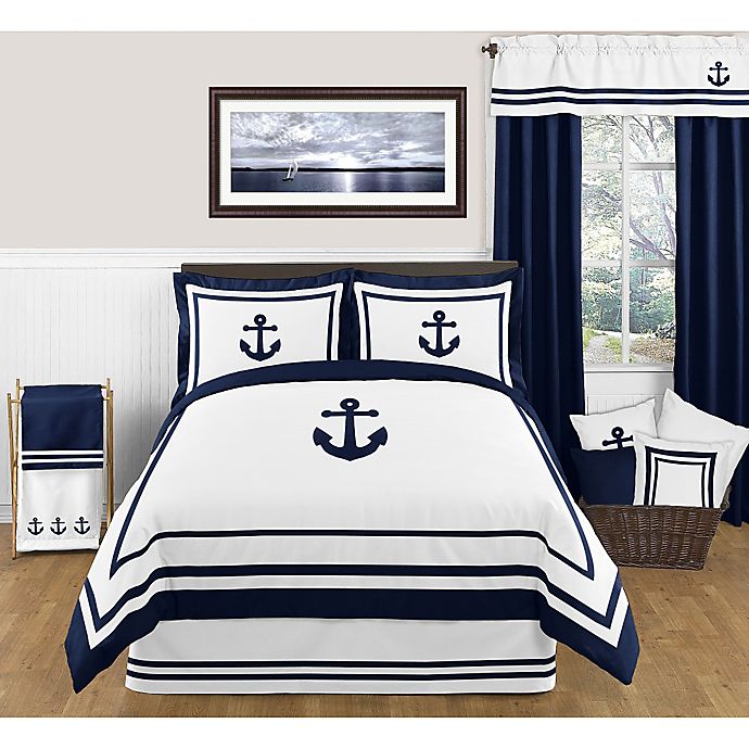 Alternate image 1 for Sweet Jojo Designs Anchors Away Bedding Collection