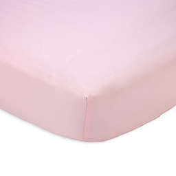 carter's® Sateen Fitted Crib Sheet in Pink Blossom
