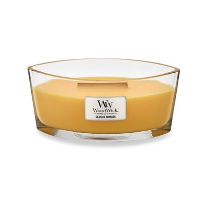 WoodWick&reg; HearthWick Flame&reg; Seaside Mimosa Candle