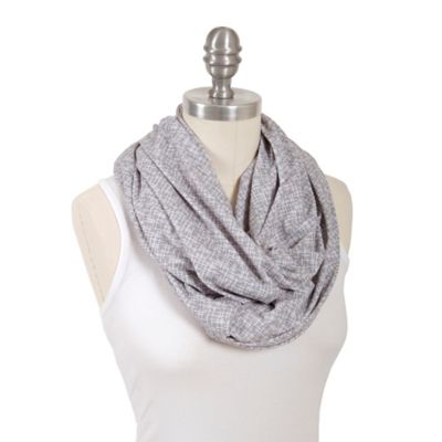 Bébé au Lait&reg; Lexington Infinity Nursing Scarf in Tan/White