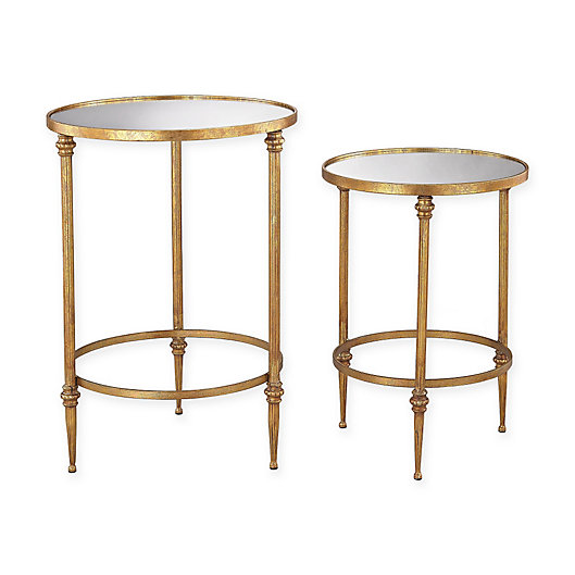 Piece Alcazar Accent Tables In Gold, Sterling Landscaping Butler Pan