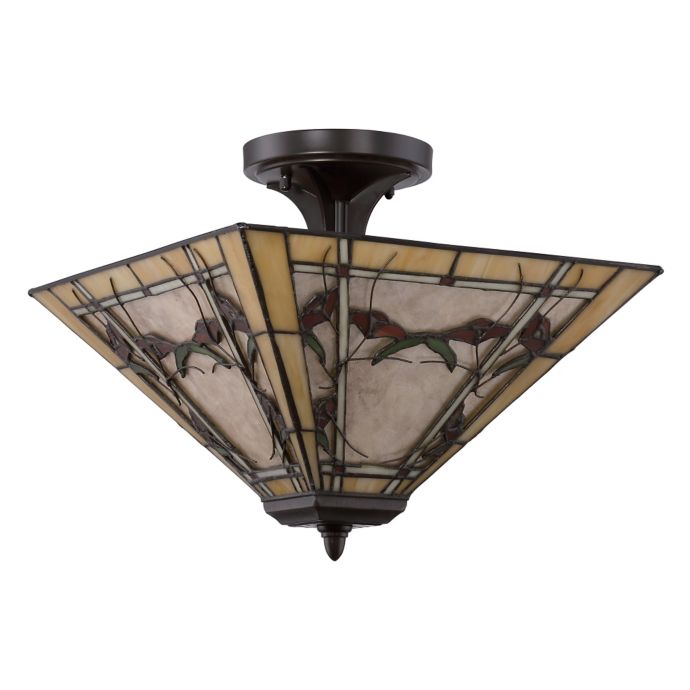 Quoizel Monteclaire 2 Light Semi Flush Mount Ceiling Light In