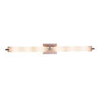 Alternate image 1 for George Kovacs&reg; Tube 6-Light Bath Fixture in Brushed Nickel with Glass Shade