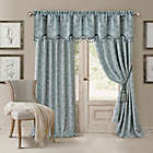Alternate image 0 for Elrene Mia 84-Inch Room-Darkening Rod Pocket /Back Tab Window Curtain Panel in Blue (Single)