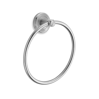 Gatco&reg; Latitude II Towel Ring in Satin Nickel. View a larger version of this product image.