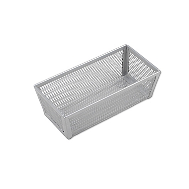 ORG Powder-Coated 3-Inch x 6-Inch Mesh Drawer Organizer in Silver. View a larger version of this product image.