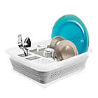Alternate image 0 for madesmart&reg; Collapsible Dish Rack in Clear