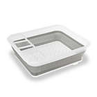 Alternate image 1 for madesmart&reg; Collapsible Dish Rack in Clear