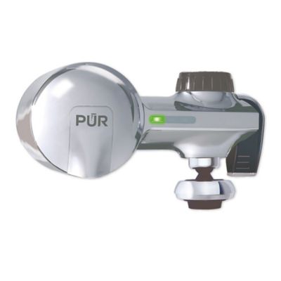 Pur® Horizontal Faucet Mount Filtration System with Swivel Spout in Chrome