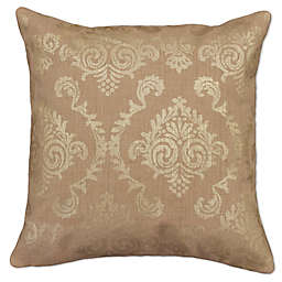 Heritage Lace® Burlap Damask Square Throw Pillow