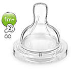 Alternate image 1 for Philips Avent 2-Pack Anti-Colic Slow Flow Nipples