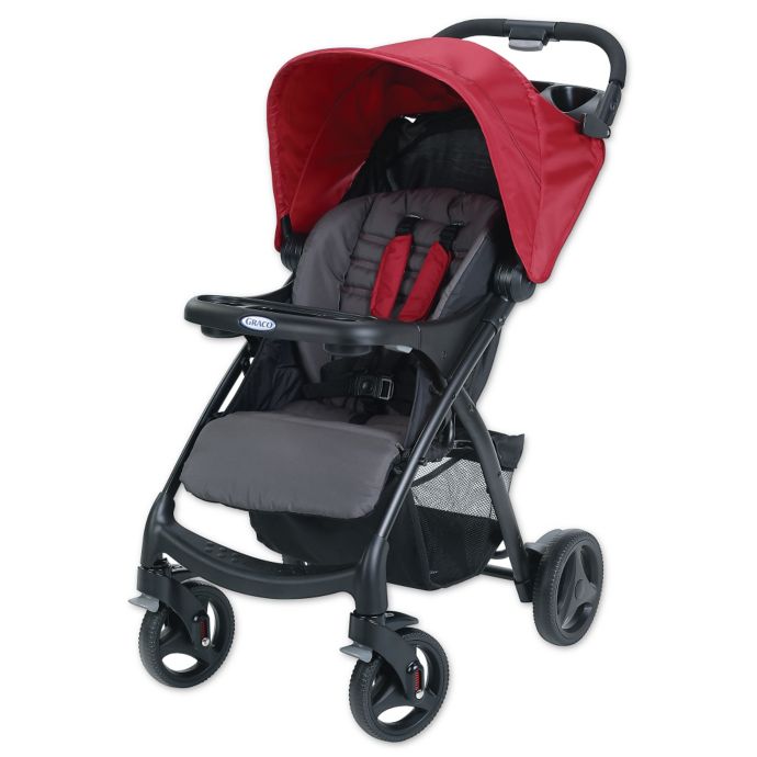 Graco Verb Click Connect Stroller In Chili Red Buybuy Baby