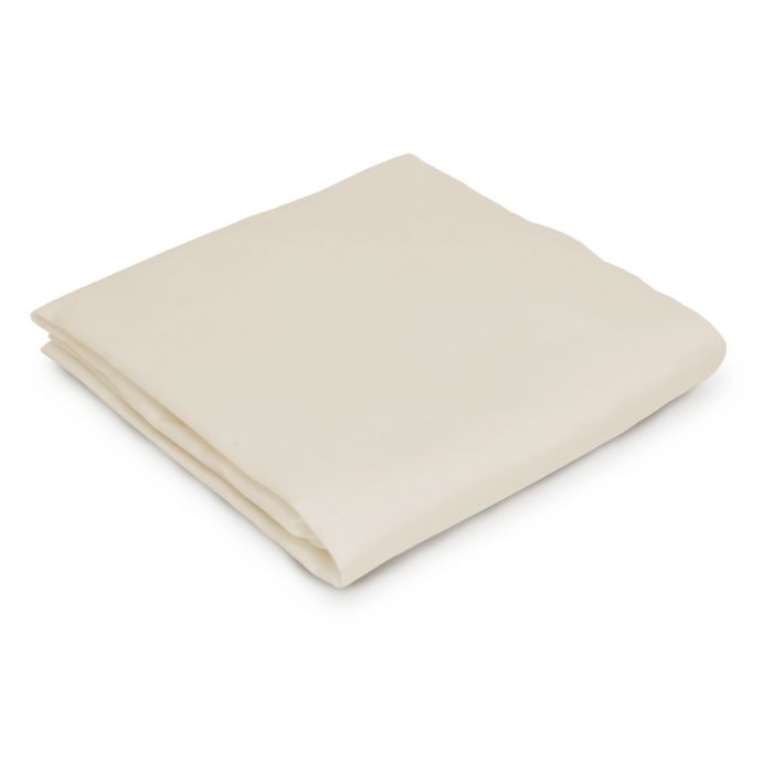 Naturepedic Organic Cotton Fitted Bassinet Sheet In Ivory