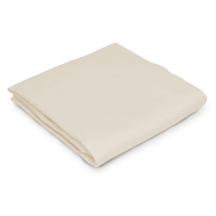 Naturepedic Portable Fitted Crib Sheet In Ivory Bed Bath Beyond