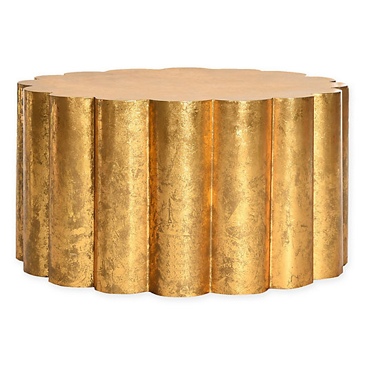 Safavieh Miram Coffee Table In Gold, Safavieh Side Table Gold