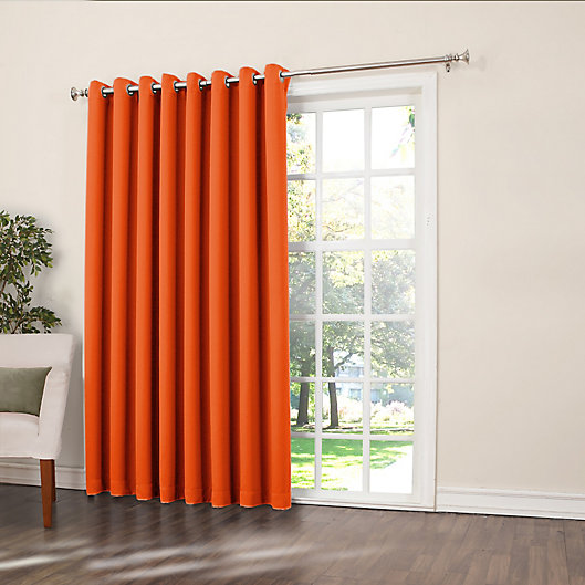 Extra Wide Grommet Patio Door Panel, How Wide Are 84 Inch Curtains
