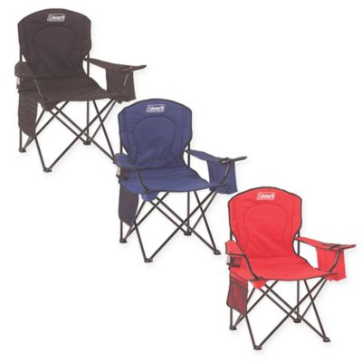 coleman oversized quad chair with cooler pouch