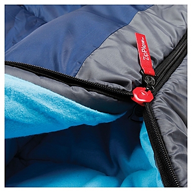 Coleman&reg; Autumn Glen Big & Tall Sleeping Bag in Blue/Grey. View a larger version of this product image.
