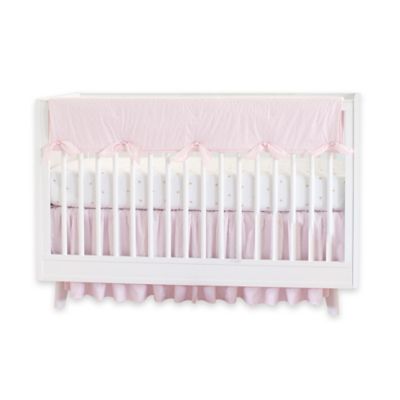 Pink Just Born Baby Nursery Sparkle Rail Crib Cover 