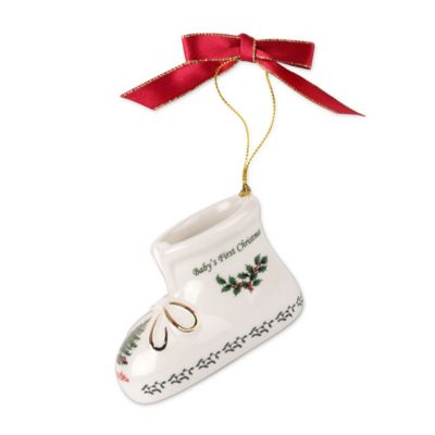 baby bootie ornament