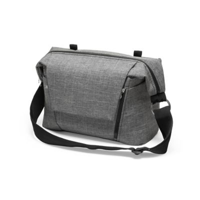 black and grey changing bag