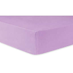 Trend Lab® Deluxe Flannel Fitted Crib Sheet in Lilac