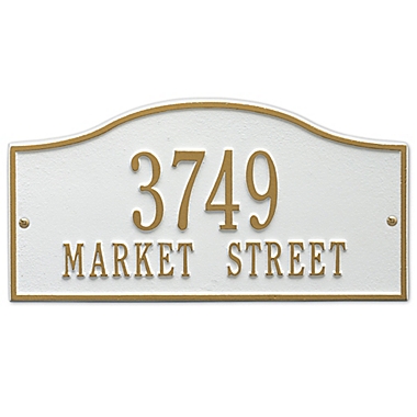 Whitehall Products Rolling Hills Standard Wall Address Plaque. View a larger version of this product image.