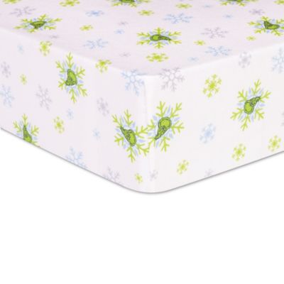 flannel crib sheet set